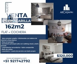  DEPARTAMENTO EN VENTA – CHACARILLA, SURCO, 1 piso | 162 m² | Cochera | USD 320,000